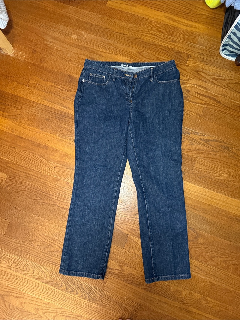Boden Dark Blue Ankle-Length Jeans